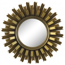 Better Homes and Gardens 3-Piece Round Sunburst Mirror Set in Gold Finish   554414595